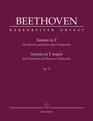 BEETHOVEN - SONATA F MAJOR OP 17 HORN OR CELLO/PIANO