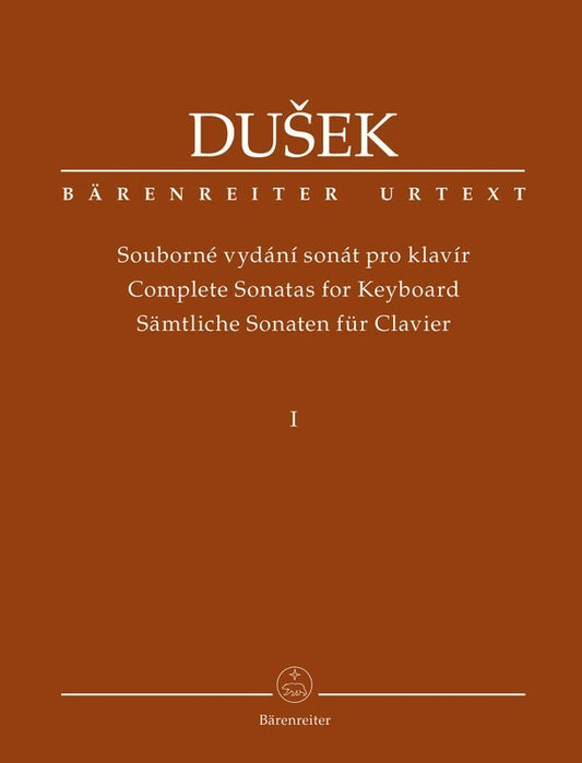 DUSEK - COMPLETE SONATAS KEYBOARD VOL 1