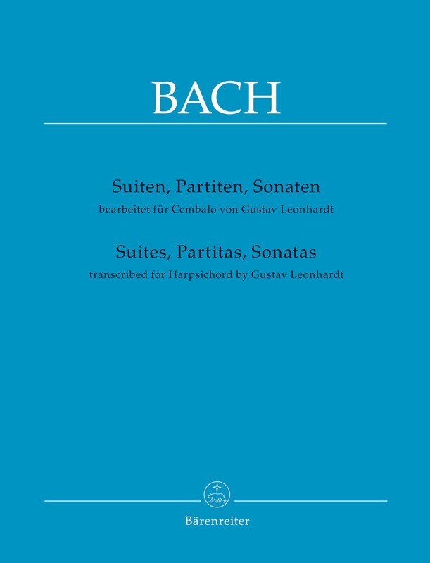 BACH - SUITES PARTITAS SONATAS FOR HARPSICHORD