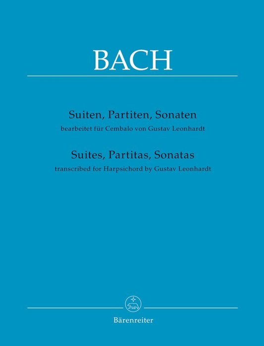 BACH - SUITES PARTITAS SONATAS FOR HARPSICHORD