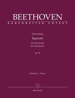 BEETHOVEN - EGMONT OVERTURE FULL SCORE