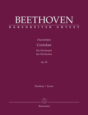 BEETHOVEN - CORIOLAN OVERTURE FULL SCORE