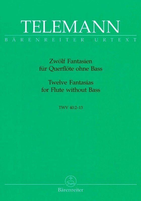 TELEMANN - 12 FANTASIES FOR FLUTE