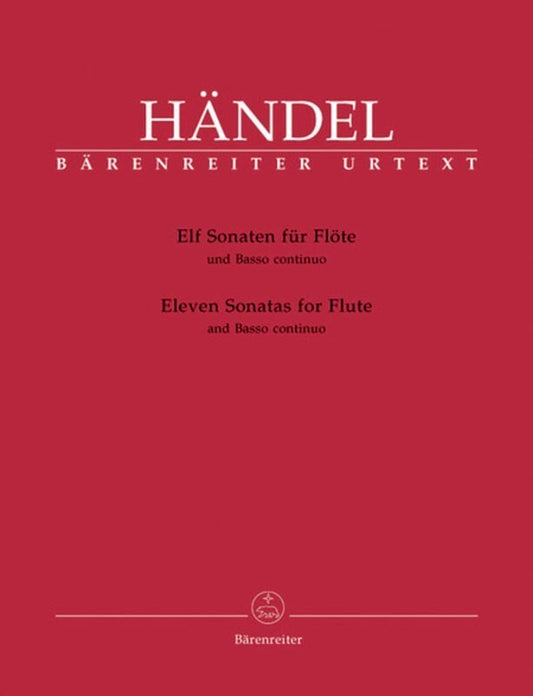 HANDEL - 11 FLUTE SONATAS COMPLETE FLUTE/PIANO