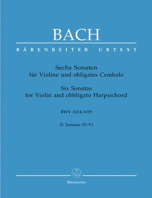 BACH - 6 SONATAS VOL 2 BWV 1017-1019 VIOLIN/PIANO