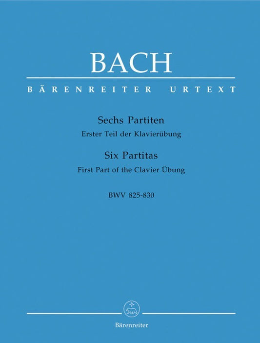 BACH - 6 PARTITAS BWV 825-830 URTEXT