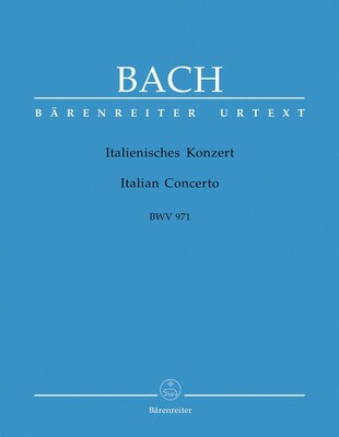 BACH - ITALIAN CONCERTO BWV 971 URTEXT