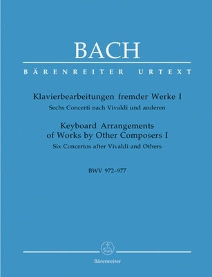 BACH - 6 CONCERTOS AFTER VIVALDI & OTHERS BWV 972-977 PIANO