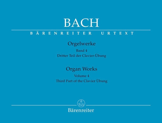 BACH - ORGAN WORKS VOL 4 URTEXT