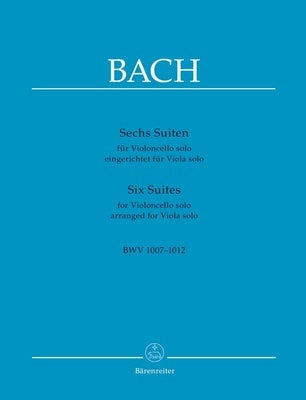 BACH - 6 SUITES FOR CELLO SOLO BWV 1007-1012 ARRANGED VIOLA