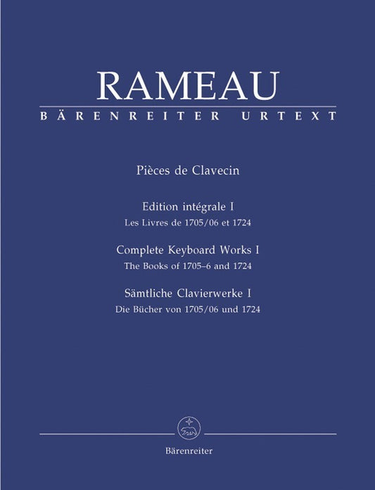 RAMEAU - COMPLETE KEYBOARD WORKS BK 1