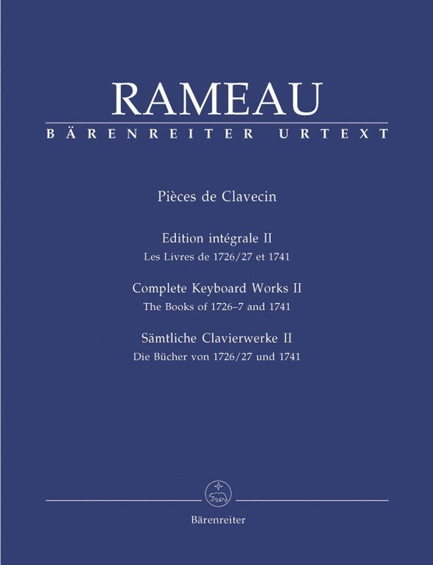 RAMEAU - COMPLETE KEYBOARD WORKS BK 2