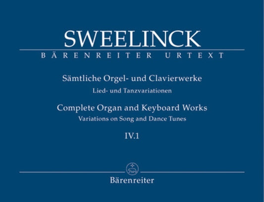 SWEELINCK - COMPLETE ORGAN & KEYBOARD WORKS VOL IV.I