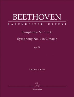 BEETHOVEN - SYMPHONY NO 1 C MAJOR OP 21 FULL SCORE