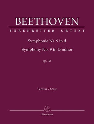 BEETHOVEN - SYMPHONY NO 9 D MINOR OP 125 FULL SCORE