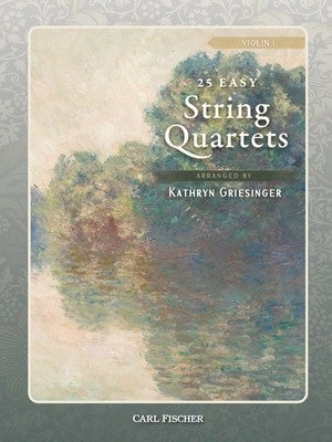 25 EASY STRING QUARTETS VIOLIN 1 ARR GRIESINGER