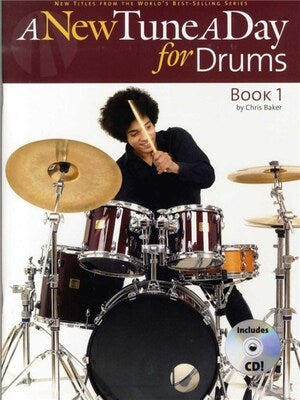 A NEW TUNE A DAY DRUMS BK 1 BK/CD