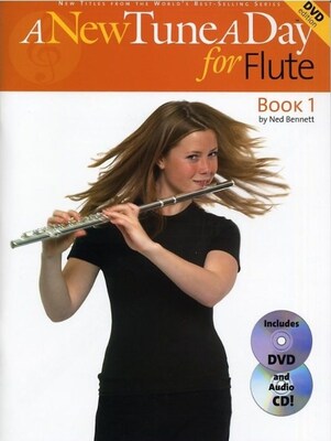 A NEW TUNE A DAY FLUTE BK 1 BK/CD/DVD