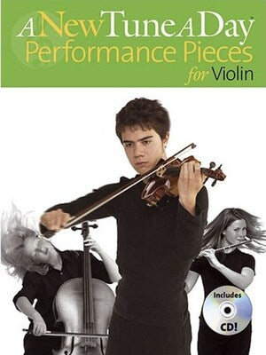 A NEW TUNE A DAY PERFORMANCE PIECES VIOLIN BK/OLA