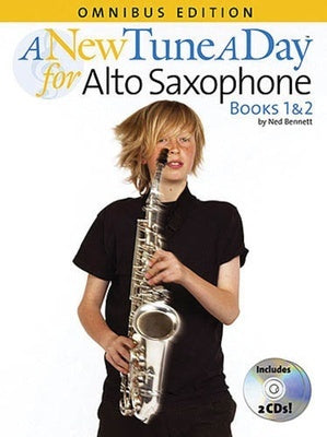 A NEW TUNE A DAY ALTO SAX BKS 1 & 2 OMNIBUS BK/CD