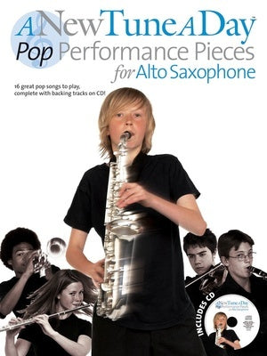 A NEW TUNE A DAY POP PERFORMANCE PIECES ALTO SAX BK/CD