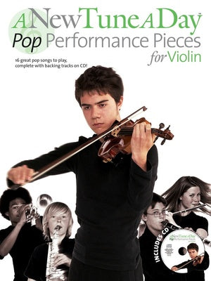 A NEW TUNE A DAY POP PERFORMANCE PIECES VIOLIN BK/CD
