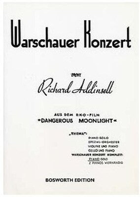 ADDINSELL - WARSAW CONCERTO FOR PIANO SOLO