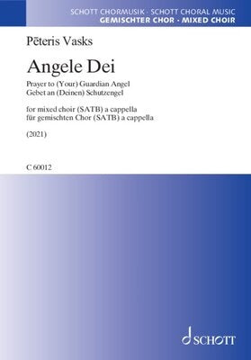 ANGELE DEI PRAYER TO (YOUR) GUARDIAN ANGEL SATB A CAPPELLA