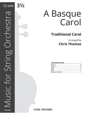 A BASQUE CAROLY SO3.5 FULL SCORE
