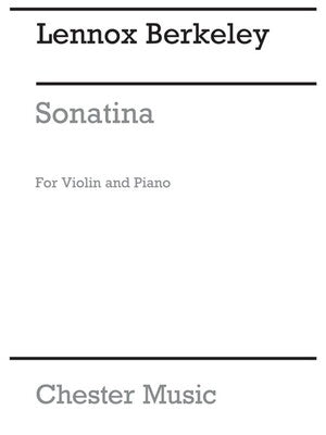 BERKELEY - SONATINA OP 17 VIOLIN/PIANO