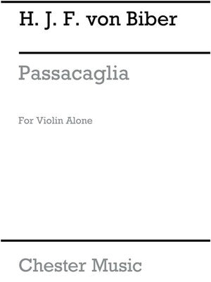 BIBER - PASSACAGLIA FOR VIOLIN SOLO (POD)