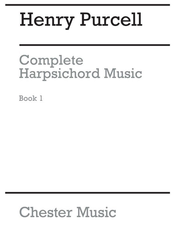 PURCELL - COMPLETE HARPSICHORD WORKS BK 1