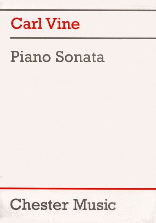 VINE - PIANO SONATA NO 1 NEW ED