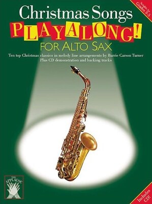 APPLAUSE PLAYALONG XMAS ALTO SAX BK/CD