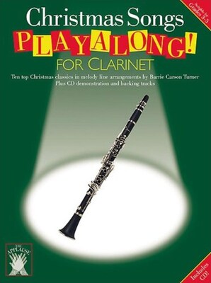 APPLAUSE PLAYALONG XMAS CLARINET BK/CD