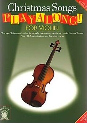 APPLAUSE PLAYALONG XMAS VIOLIN BK/CD