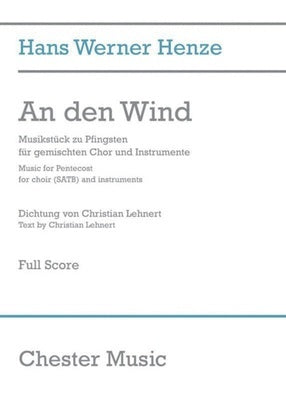AN DEN WIND FULL SCORE
