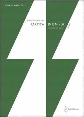 BACH - PARTITA C MINOR FOR CELLO/PIANO ARR LIDSTROM