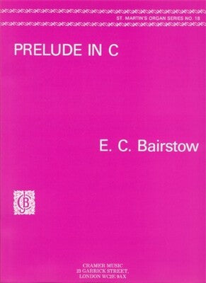 BAIRSTOW - PRELUDE IN C FOR ORGAN