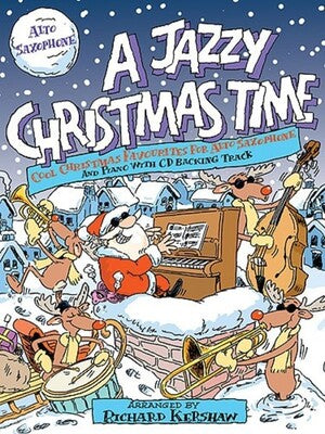 A JAZZY CHRISTMAS TIME ALTO SAX BK/CD