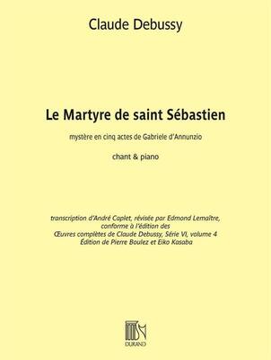 DEBUSSY - LE MARTYRE DE SAINT SEBASTIEN VOICE/PIANO