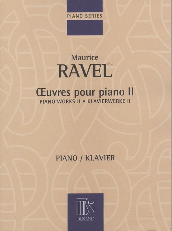 RAVEL - PIANO WORKS VOL 2