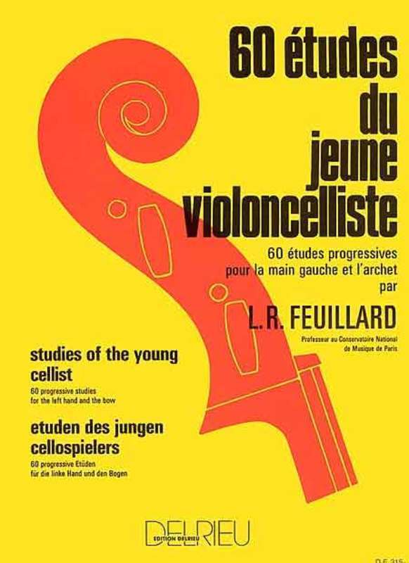 FEUILLARD - 60 STUDIES OF THE YOUNG CELLIST