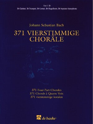 371 FOUR PART CHORALES PART 1 B FLAT TREBLE CLEF