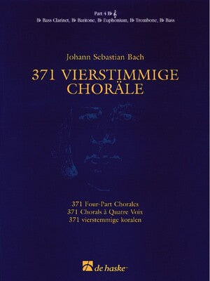 371 FOUR PART CHORALES PART 4 B FLAT TREBLE CLEF