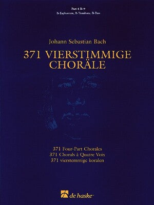 371 FOUR PART CHORALES PART 4 E FLAT TREBLE CLEF