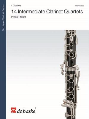 14 INTERMEDIATE CLARINET QUARTETS