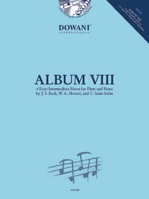 ALBUM VIII 4 EASY/INTERM PIECES FLUTE/PIANO BK/OLA