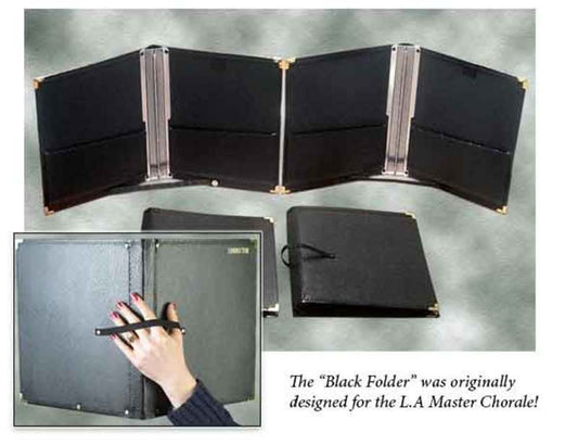 CHORAL FOLDER 11X12.5 DELUXE FOLIO TBF