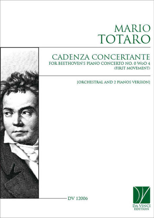 TOTARO - CADENZA CONCERTANTE FOR PIANO